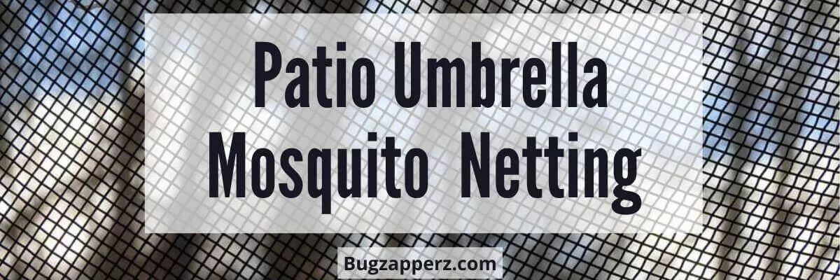 Outdoor Patio Umbrella Mosquito Netting